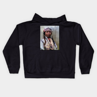 Edward Curtis In Beauty I Walked Photo Art Kids Hoodie