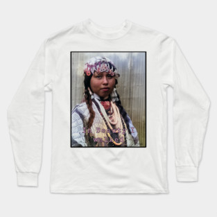 Edward Curtis In Beauty I Walked Photo Art Long Sleeve T-Shirt
