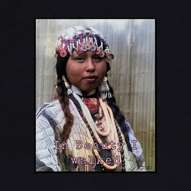 Edward Curtis In Beauty I Walked Photo Art by Art2Wear