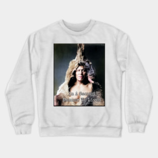 In A Sacred Manner We Lived Heritage Photo Crewneck Sweatshirt