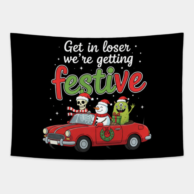 christmas-humor Tapestry by Creatifly Graphic Tees