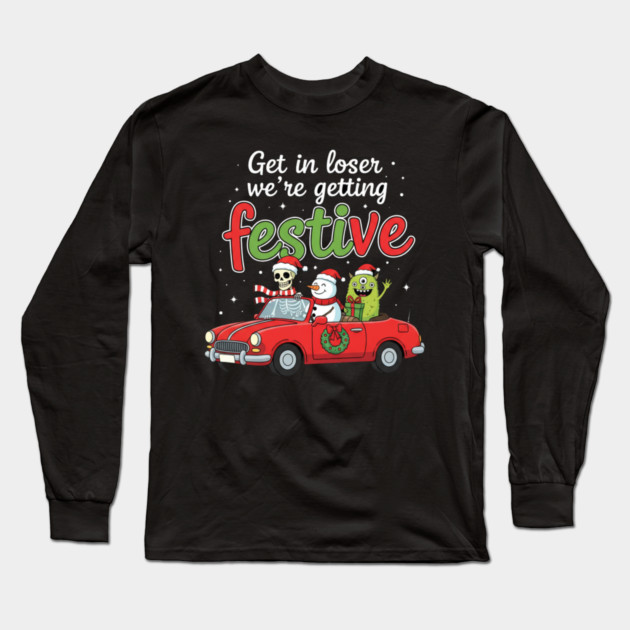 christmas-humor Long Sleeve T-Shirt by Creatifly Graphic Tees