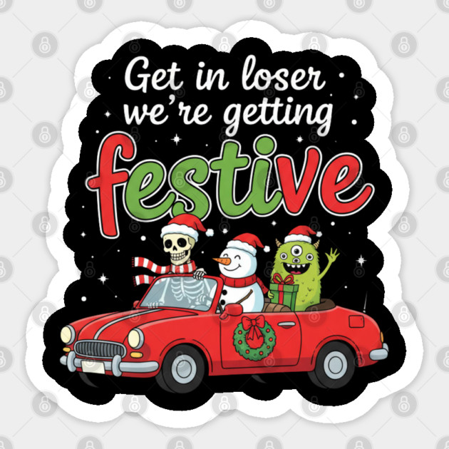 christmas-humor Sticker by Creatifly Graphic Tees