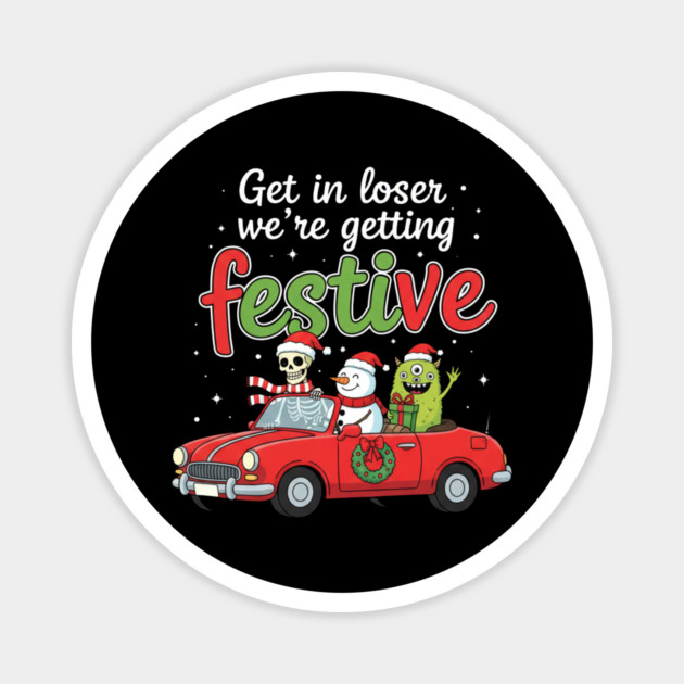 christmas-humor Magnet by Creatifly Graphic Tees