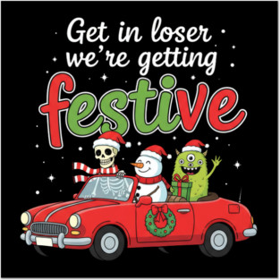 christmas-humor Posters and Art