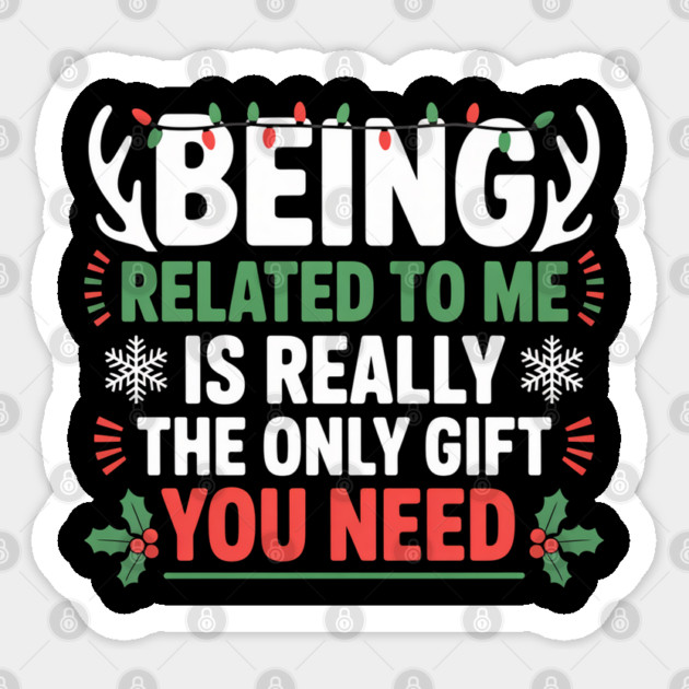 christmas-humor Sticker by Creatifly Graphic Tees