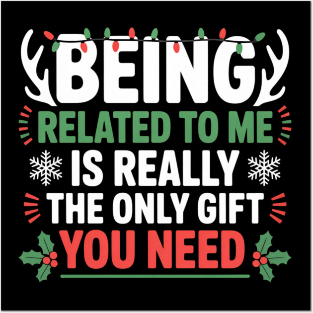 christmas-humor Wall Art by Creatifly Graphic Tees
