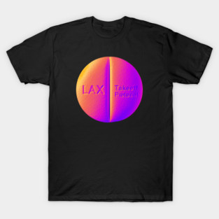 LAX Takeoff Protocol – Vaporwave Pill Aesthetic T-Shirt