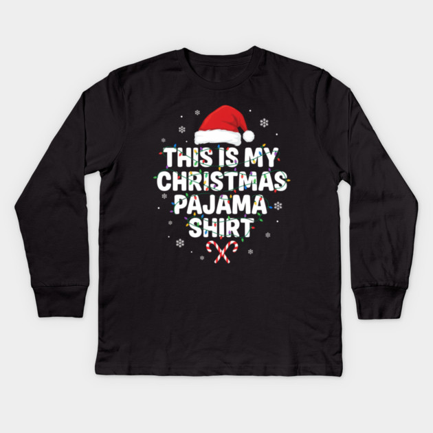 christmas-humor Kids Long Sleeve T-Shirt by Creatifly Graphic Tees
