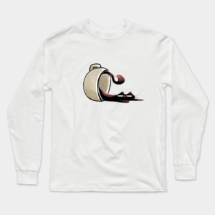 Coffee cat Long Sleeve T-Shirt