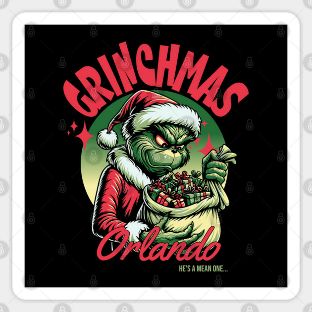 Grinchmas Christmas Party Orlando Florida Sticker by Joaddo