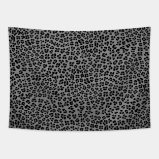 Leopard Spots Pattern (Gray) Tapestry