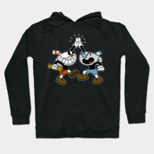 cuphead and mugman Hoodie