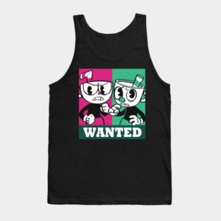 cuphead and mugman Tank Top