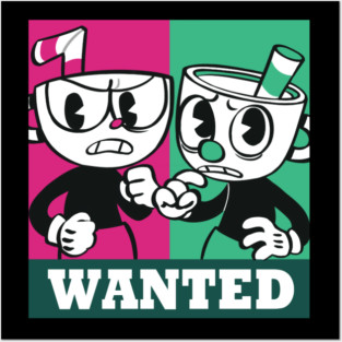 cuphead and mugman Posters and Art