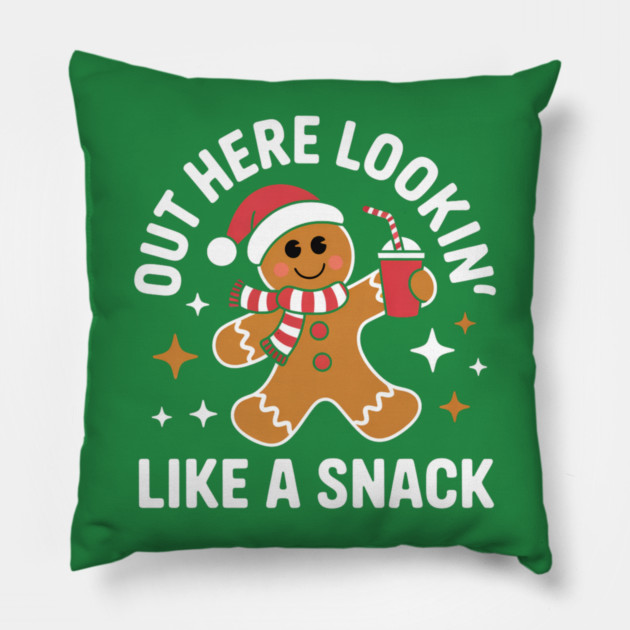 christmas-humor Pillow by Creatifly Graphic Tees