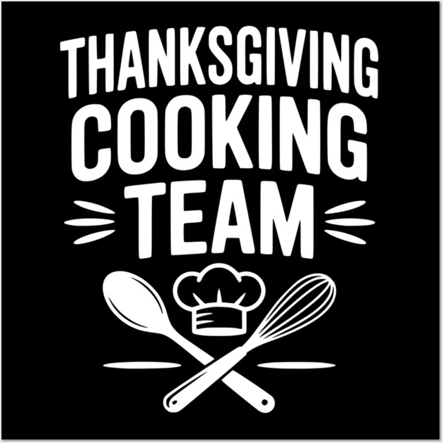 Thanksgiving Cooking Team Wall Art by Frank Ring