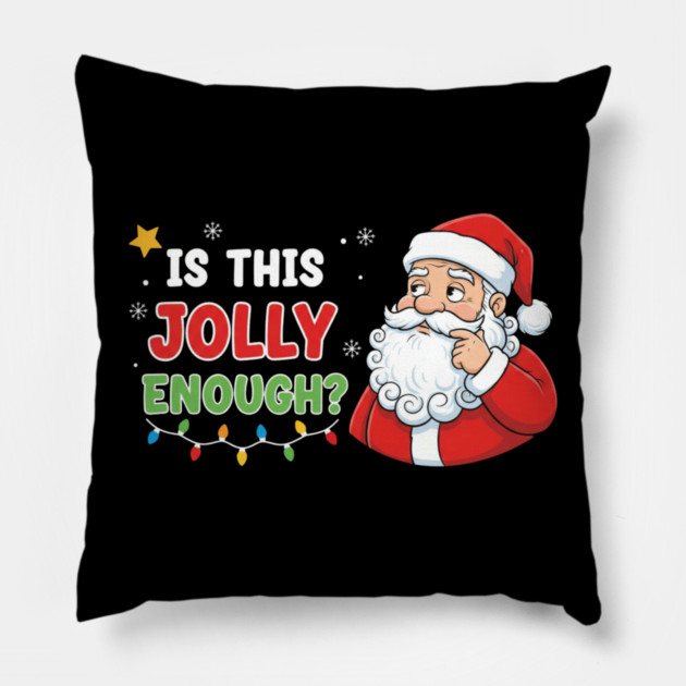 christmas-humor Pillow by Creatifly Graphic Tees
