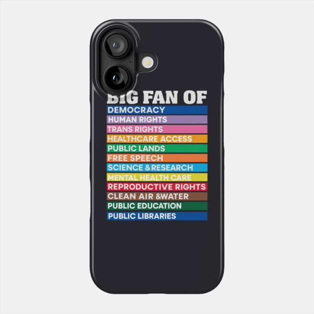 Big Fan Phone Case by Charles's Store 8