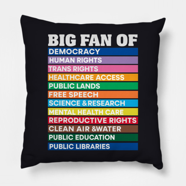 Big Fan Pillow by Charles's Store 8
