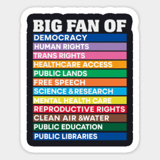 Big Fan Sticker