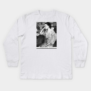 Vintage Filipina of Old Manila  #tugudug beats Kids Long Sleeve T-Shirt