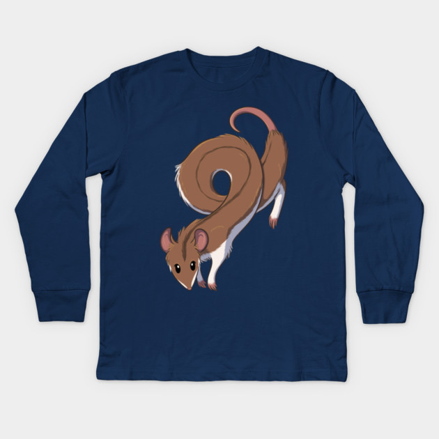 Long Hamster Kids Long Sleeve T-Shirt by DeguArts