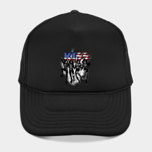Kiss The Band - Destroyer black fog Usa Hat