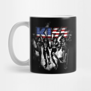 Kiss The Band - Destroyer black fog Usa Mug