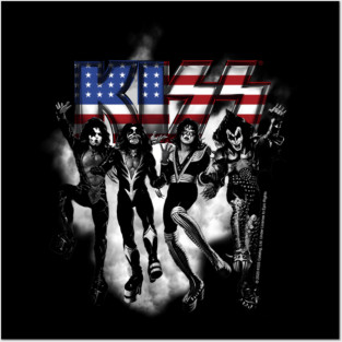 Kiss The Band - Destroyer black fog Usa Posters and Art