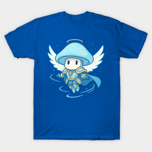 Aeralume the Sky Guardian – Celestial Mushroom Spirit T-Shirt