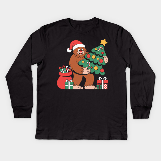 christmas-humor Kids Long Sleeve T-Shirt by Creatifly Graphic Tees
