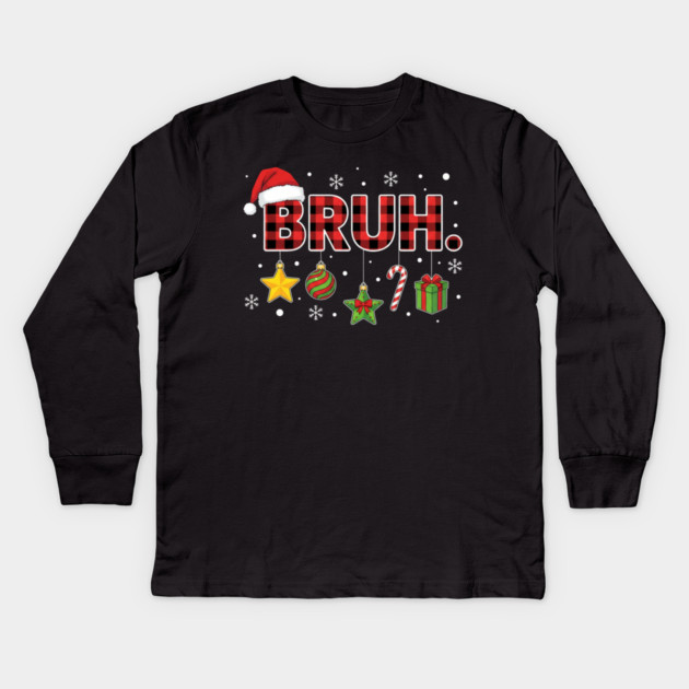 christmas-humor Kids Long Sleeve T-Shirt by Creatifly Graphic Tees