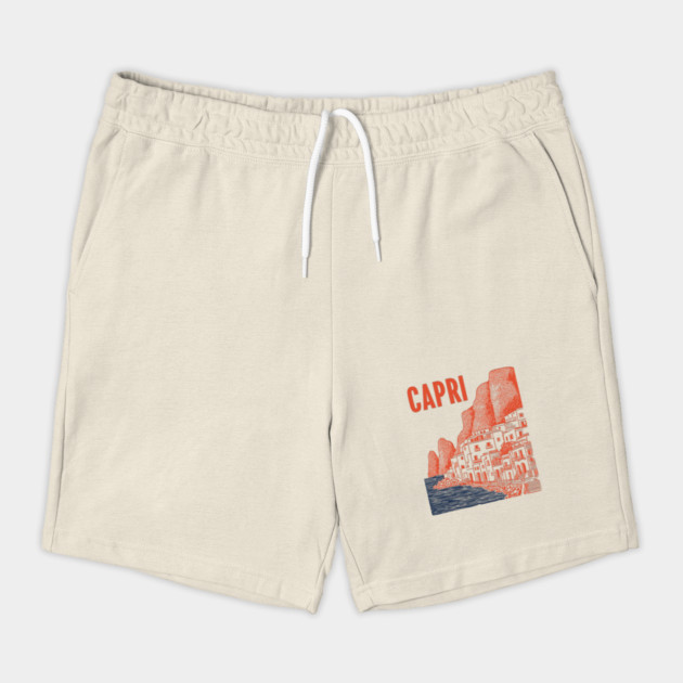 Capri Italy Vintage Travel Design by TuncGK