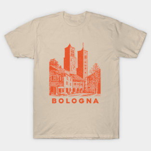 Bologna Italy Vintage Travel Design T-Shirt