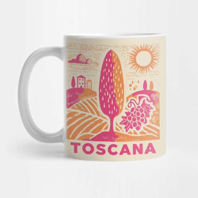 Tuscany Italy - Vibrant Countryside Scenery by TuncGK