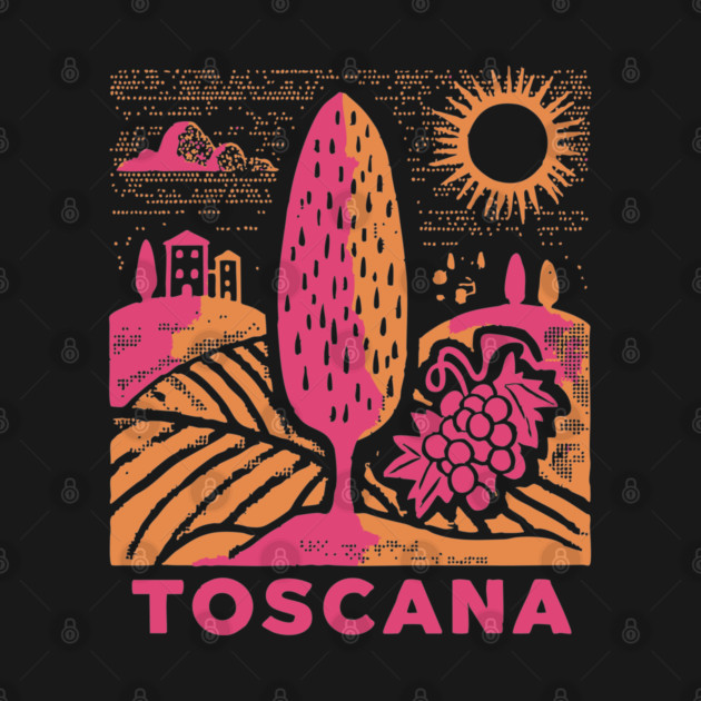 Tuscany Italy - Vibrant Countryside Scenery by TuncGK