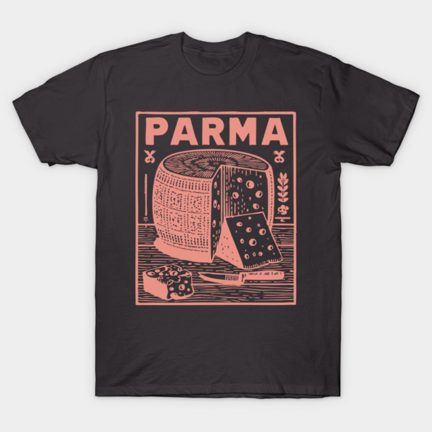 Parma Italy - Retro Culinary Design T-Shirt by TuncGK
