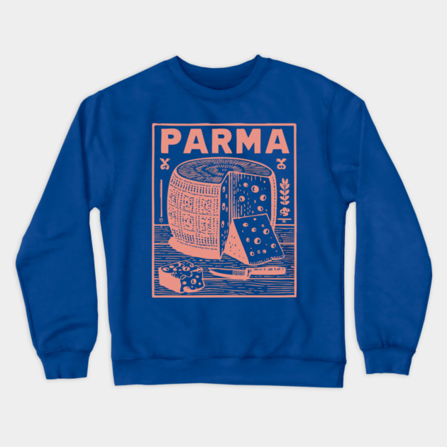 Parma Italy - Retro Culinary Design Crewneck Sweatshirt by TuncGK