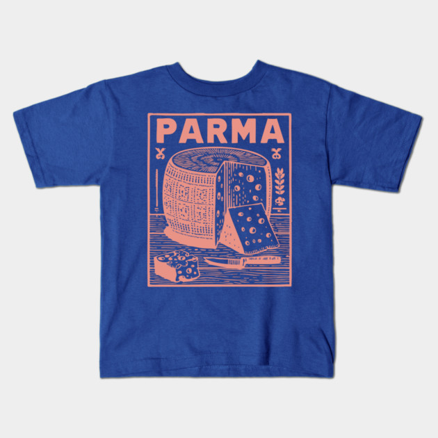 Parma Italy - Retro Culinary Design Kids T-Shirt by TuncGK