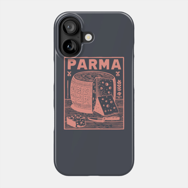 Parma Italy - Retro Culinary Design Phone Case by TuncGK