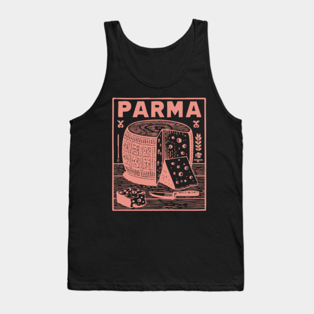 Parma Italy - Retro Culinary Design Tank Top by TuncGK