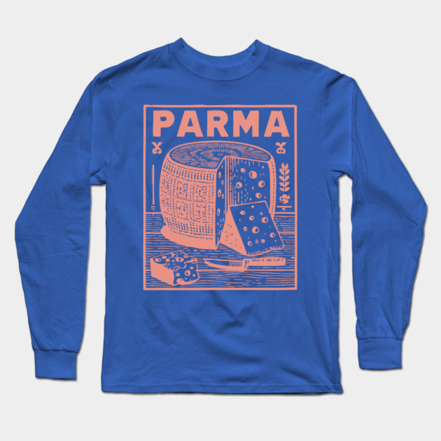 Parma Italy - Retro Culinary Design Long Sleeve T-Shirt by TuncGK