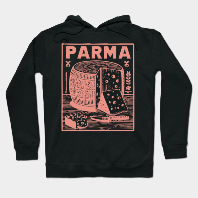Parma Italy - Retro Culinary Design Hoodie by TuncGK