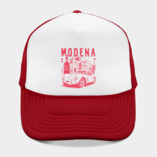 Modena Italy - Vintage Graphic Travel Poster Hat