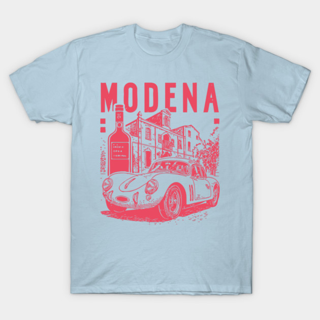 Modena Italy - Vintage Graphic Travel Poster T-Shirt by TuncGK