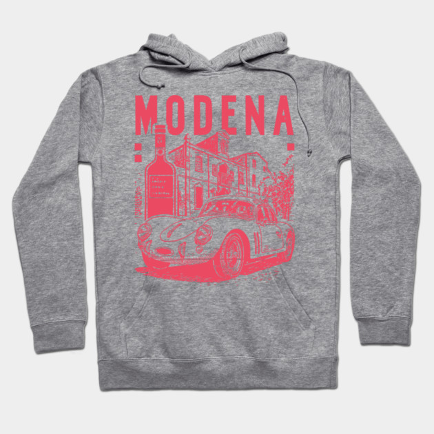 Modena Italy - Vintage Graphic Travel Poster Hoodie by TuncGK