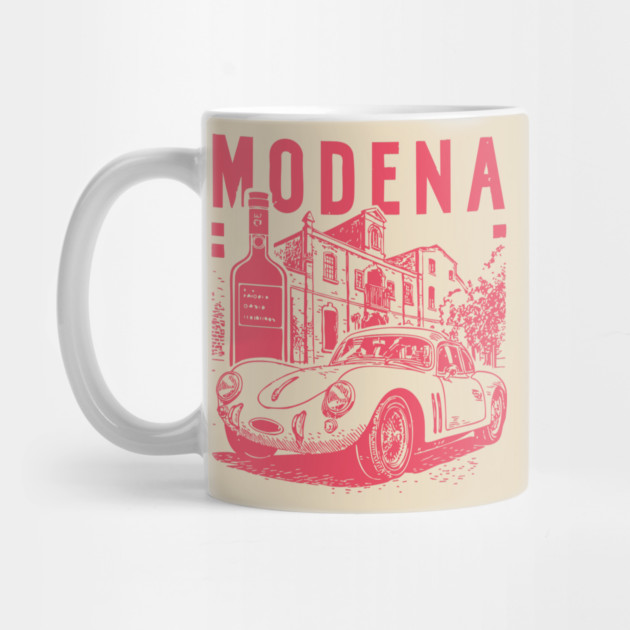 Modena Italy - Vintage Graphic Travel Poster by TuncGK