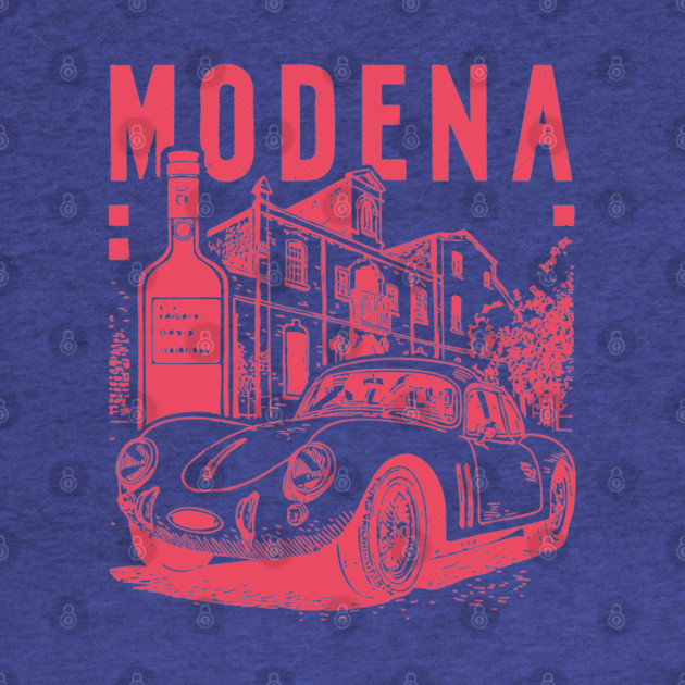 Modena Italy - Vintage Graphic Travel Poster by TuncGK