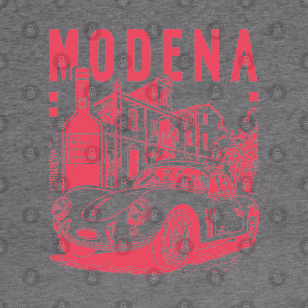 Modena Italy - Vintage Graphic Travel Poster by TuncGK